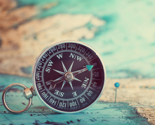 Navigate Compass on map Navigate Compass on map