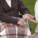 homecare for veterns woman holding hand